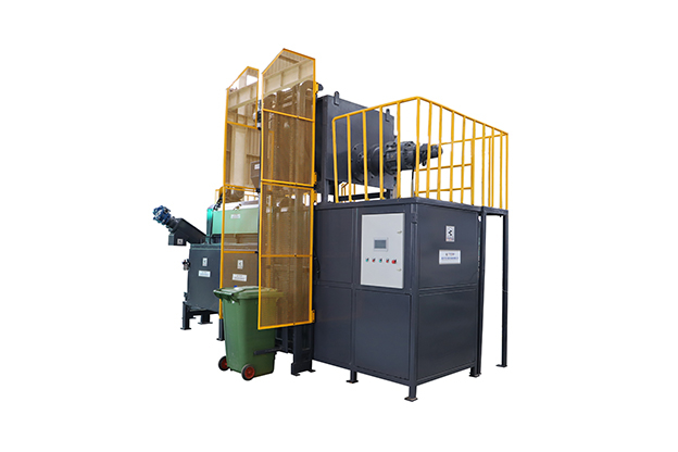 紙盒泡沫就地分揀 果蔬垃圾現(xiàn)場“壓榨”，這個市場果蔬垃圾這樣減量